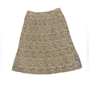 J. Crew leopard Midi Skirt